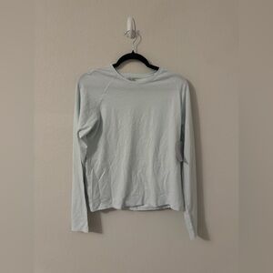 Outdoor Voices Women’s Thinkfast Mesh Longsleeve in Glacier in Large